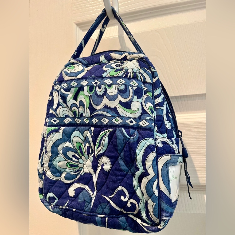 Vera Bradley Mediterranean Blue Lunch Bag